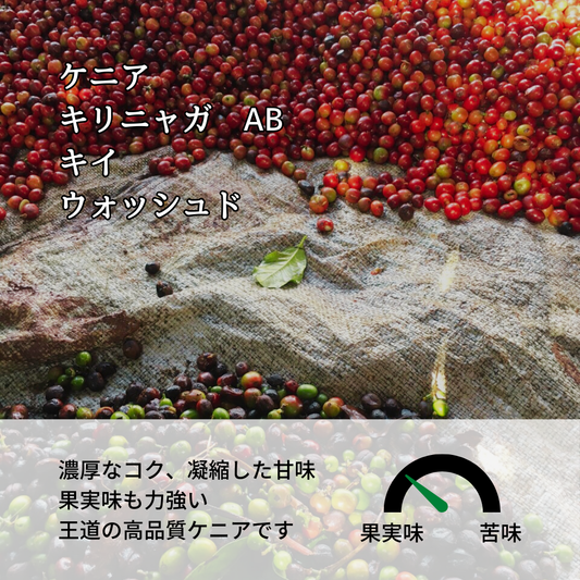 ケニア キリニャガ AB キイ ウォッシュド